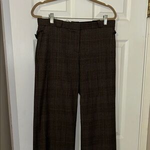 Express Women’s Brown Plaid Dress Pants